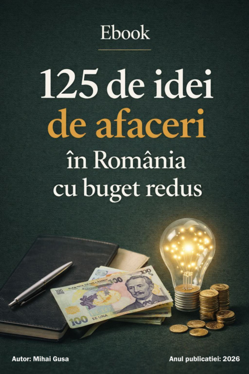 Ebook- 125 de idei de afaceri în România cu buget redus